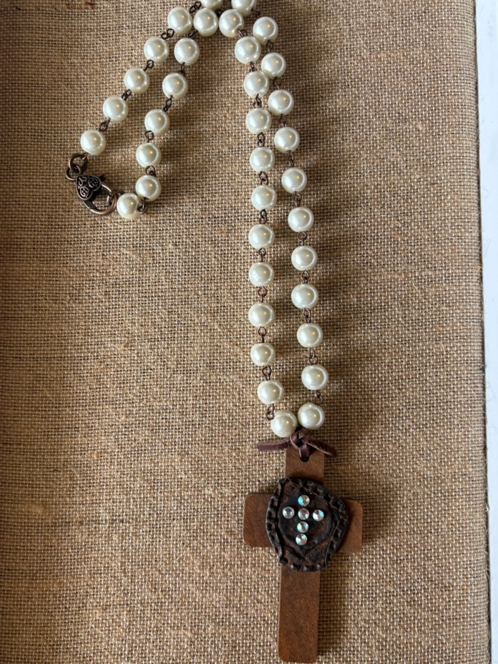OOAK “XoXo” Mixed Media Necklace
